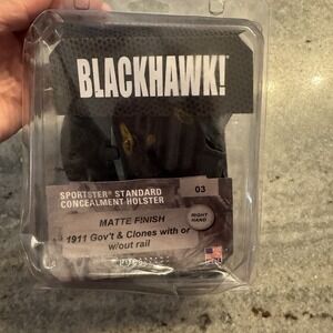 NOB Blackhawk Sportswear Concealed Device Holster RIGHT HAND‎ Draw